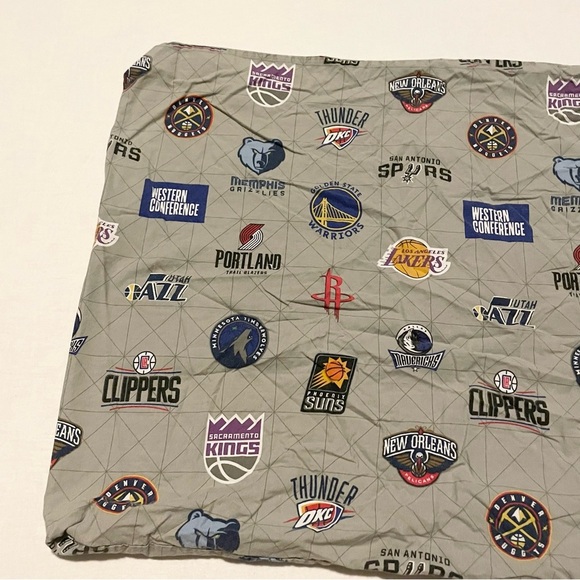 Pottery Barn Teen NBA Western Conference Pillow Case x2 - Picture 12 of 16